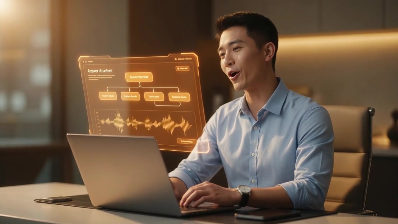 面试猪 AI 面试辅助工具界面
